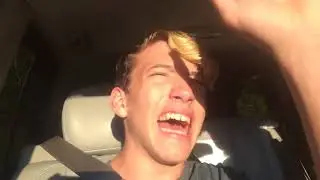 I ALMOST FELL OUT OF THE CAR!!