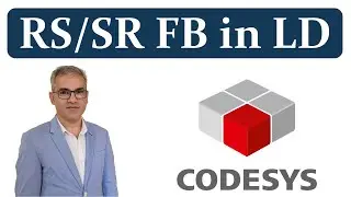 CODESYS: Using SR and RS function blocks in Ladder logic 
