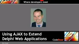 Using AJAX to Extend Delphi Web Applications