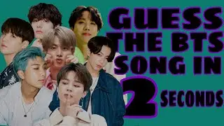 Guess the BTS Song in 2 Seconds