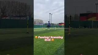 ❗️🔥 Passing/Scanning Drill YOU Should Be Doing 🔥❗️ #soccer #football #soccershorts #footballshorts