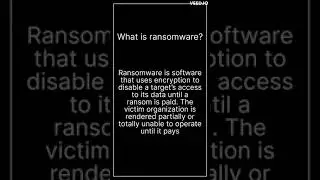 What is ransomware virus
