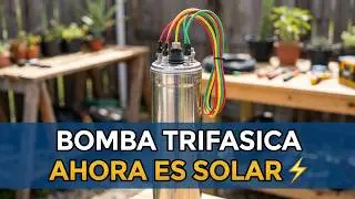 COMO ‼️CONVERTIR UNA BOMBA DE AGUA💧 TRIFÁSICA ⚡️EN SOLAR🌞 | ENSAMBLE DE BOMBA Y MOTOR ✅