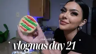 VLOGMAS DAY 22 🎁 COOK WITH ME | making Christmas cookies