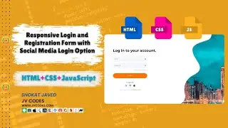 Responsive Login and Registration Form with Social Media Login Option 