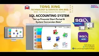 Set up Financial Start Period & System Conversion Date (SQL ACCOUNTING SYSTEM) 🖥️💻