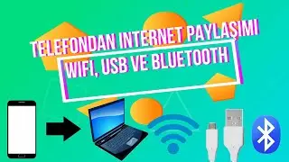 Internet sharing from phone Wifi, USB and Bluetooth