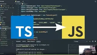 Convert ArcGIS JSAPI app from TypeScript to JavaScript