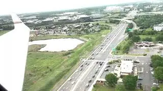 G280 Rainy takeoff from Canton to Manassas