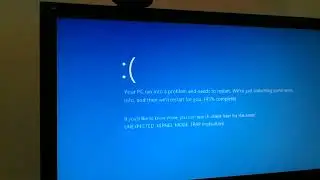 Baldi's Basics 99 Jumpscare has BSOD (Mini8.1) [HP Z400]