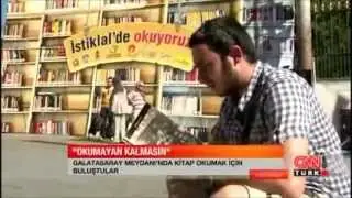 100. Kitap Okuma Günleri - İstiklal Caddesi - CNN Türk Haberi