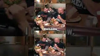 6LB SANDWICH! #foodchallenge #shawstrength #eddiehall #funny #food