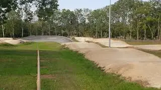 Jaxson 1st time at the BMX track