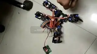 Sprider Robot or crawler robot Quadruped robot using arduino and bluetooth remote control