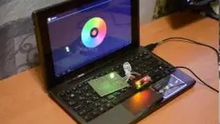 RGB LED + Arduino + Android tablet