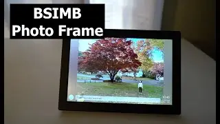 BSIMB 10.1-Inch WiFi Digital Photo Frame Unboxing & Setup