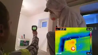 Проверка дома на герметичность и теплопотери с помощью аэродвери тепловизора и дымогенератора