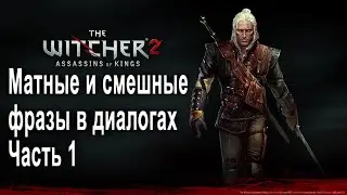 The Witcher 2 матные и смешные фразы часть 1