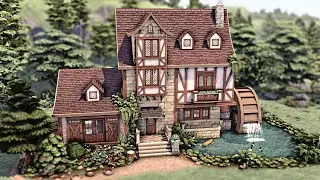 WATERMILL TUDOR HOUSE 🏡 LIMITED PACK ✨ The Sims 4 Speed Build | No CC