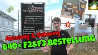 F2&F3 Bestellung bei Röder Feuerwerk | Abholung & Unboxing | Pyrozündler
