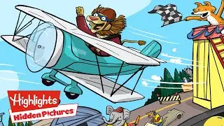 Can You Find the Hidden Paper Airplanes? | Hidden Pictures | Highlights