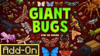 Giant Bugs — Official Release Trailer (Minecraft Add-On)