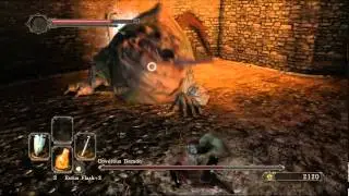 Dark Souls II - Defeating Covetous Demon  (Harvest Valley  Boss)