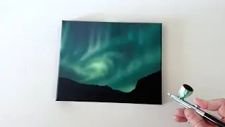 Painting and Airbrushing Northern Lights