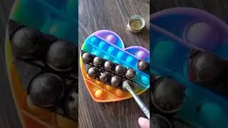 делаем шоколадный попит, поп-ит из шоколада