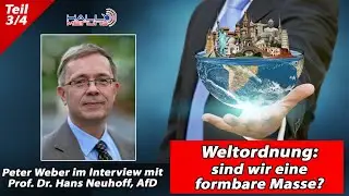Weltordnung - sind wir eine formbare Masse?