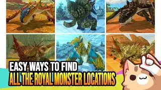Location Of All Royal Monsters in Monster Hunter Stories 2 - Easy To Find Sleeping Monsters!