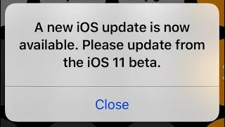 **Fixed**A new iOS update is now available.Please update from the iOS 11 beta