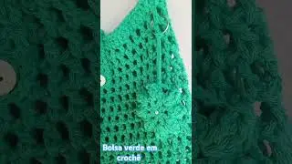 bolsa em crochê #crochet #bolsa #feitoamao