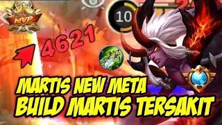 MARTIS NEW META!!!BUILD MARTIS TERSAKIT#martisgameplay #martistutorial #combomartis
