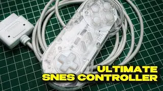 Building the Coolest SNES Controller EVER - new PCB, DIY Cable, new Paint Job, LEDs, Custom Buttons