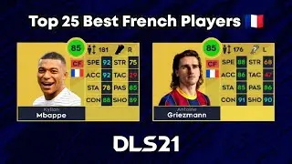 Top 25 Best French Players In DLS 21 🇫🇷