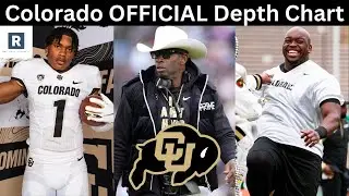 Colorado Releases OFFICIAL Depth Chart | A Couple Surprises? | Colorado Buffaloes Football