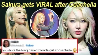 Sakura gains attention for her visuals after Coachella performance (still VIRAL after 1 week)