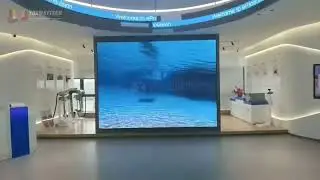 LED display smart exhibition hall application, LED screen corporate image case