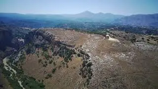 360 - Rethymno - Episkopi - Kavros - long beach, canyon - Πετρές, church