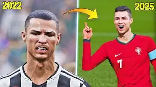 eFootball 2025 vs eFootball 2022 - Release vs Now | Gameplay and Graphics Comparison