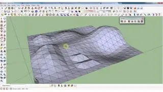 Sketchup Podstawy - Sandbox, Smoove (modelowanie i wygładzanie terenu)