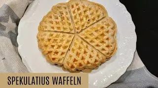 Spekulatius Waffeln Rezept | einfache Waffeln mit Spekulatius | Rezept zum Verlieben für Weihnachten