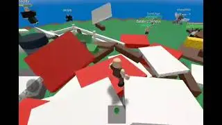 En la granja del abuelo con santi ROBLOX😔🔫