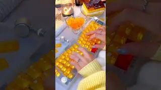 Lelelab Crystal x Color Clear Yellow ABS Keycaps x @cidoo8965 ABM066 Clear | #soundtest #unboxing