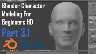 Blender Character Modeling Tutorial 8/59 | Riven Phoenix