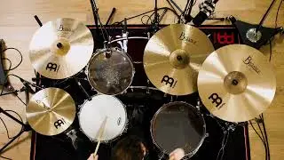Byzance Traditional Crash Pack by Meinl Cymbals BMAT3 - just drums