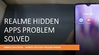 Realme Hide Apps Problem Solved | How To Hide Apps in Realme | Realme Hide Apps Feature Not Working