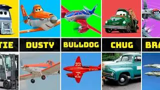 Planes Characters in Real Life