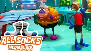 SpongeBob Battle for Bikini Bottom Rehydrated - All Sock Locations - Mermalair